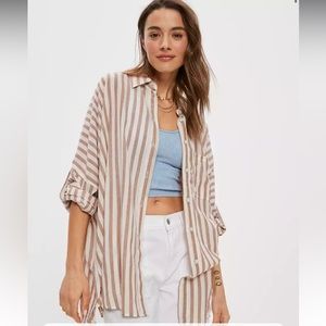 AE Oversized Button Down Shirt